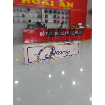 bảng tên trang trí theo xe