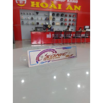 bảng tên trang trí theo xe