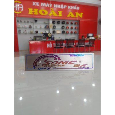 bảng tên trang trí theo xe