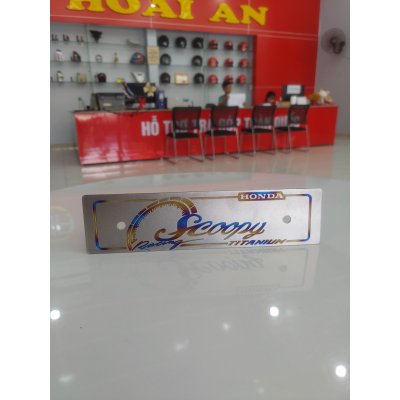 bảng tên trang trí theo xe