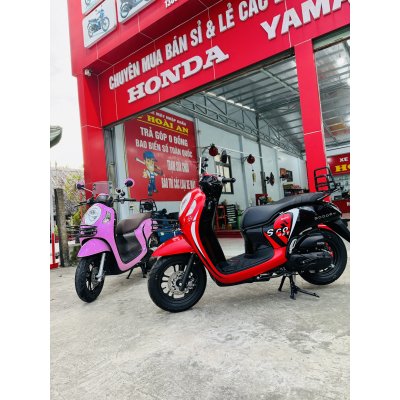xe  scoopy 2023 màu đỏ hồng